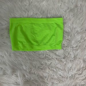 Neon Green Tube Top
